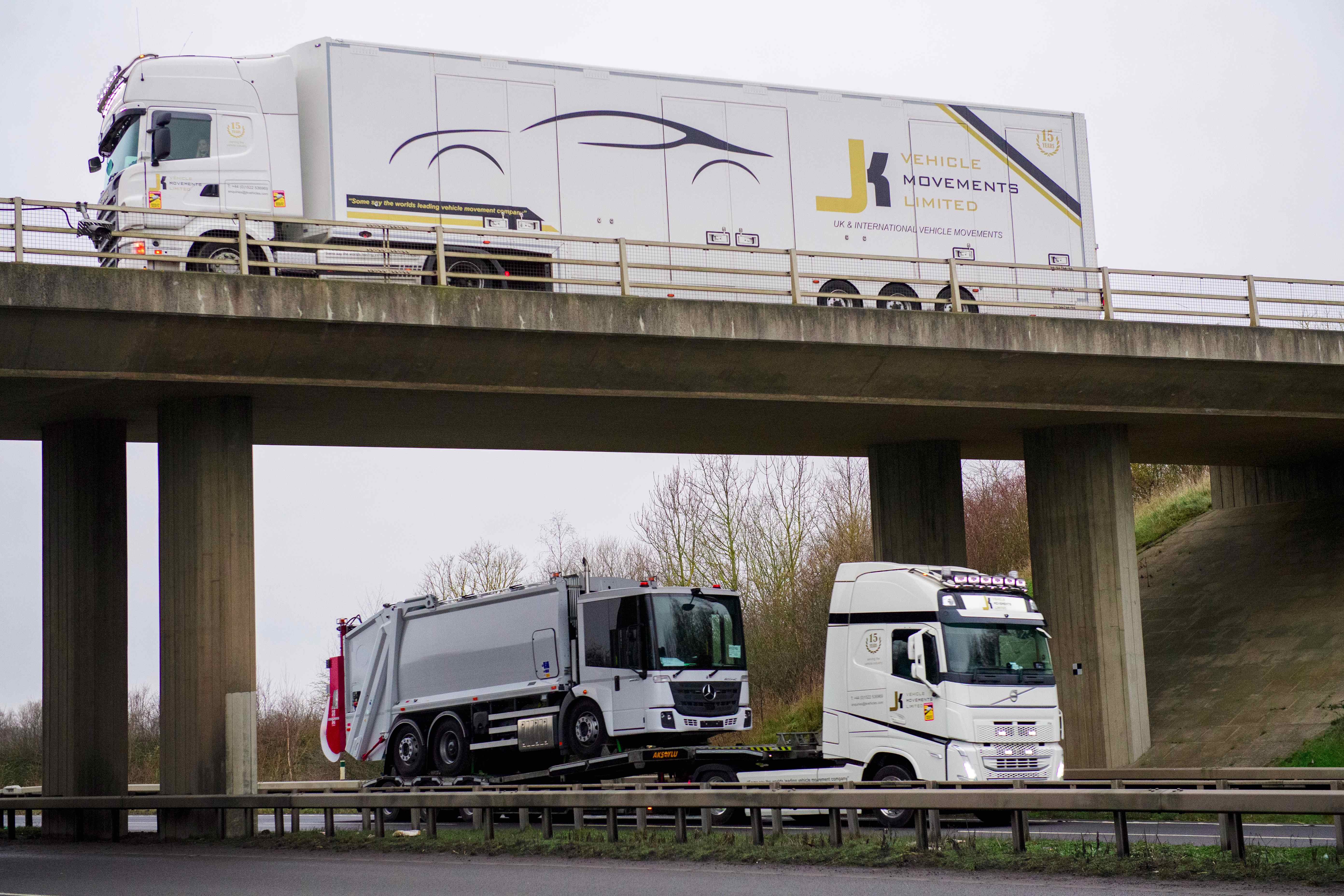 JK Vehicle Movements highway operations showing scale and reach