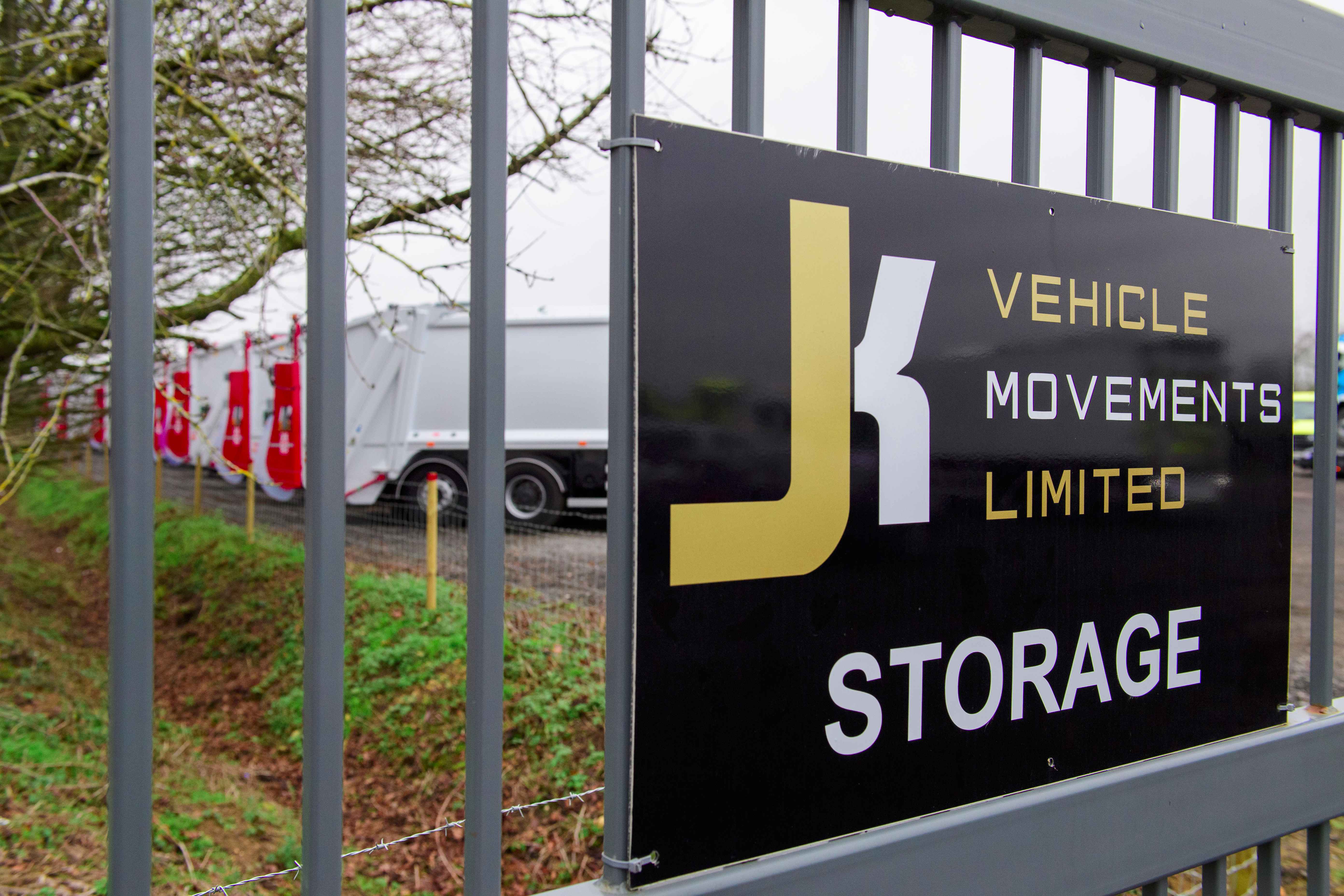 JK Vehicle Movements secure storage facility